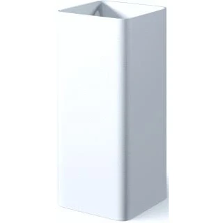 Afbeelding van Looox looo wast fontein wit hxd 900x400mm br diam 400mm mpsquaregw