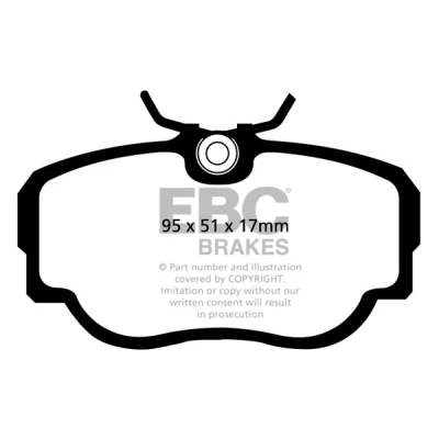 Afbeelding van Remblokkenset, schijfrem EBC Brakes DP4779R