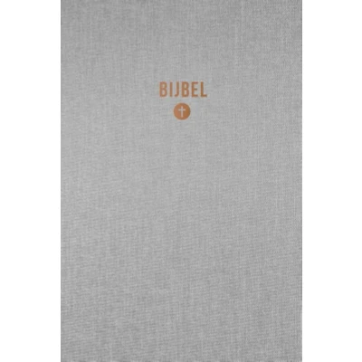 Afbeelding van HSV Bijbel 10x15 linnen grijs (Hardback)