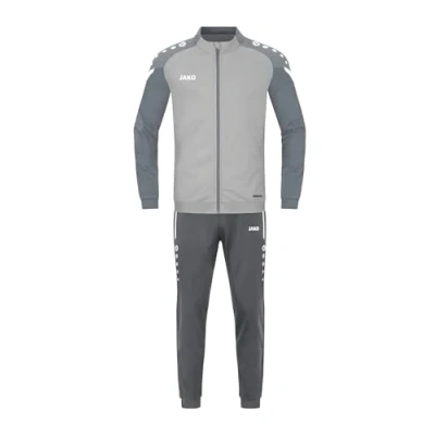 Afbeelding van JAKO Prestatietrainingspak Van Polyester, Uniseks Kind, Zachtgrijs/Steengrijs, 152