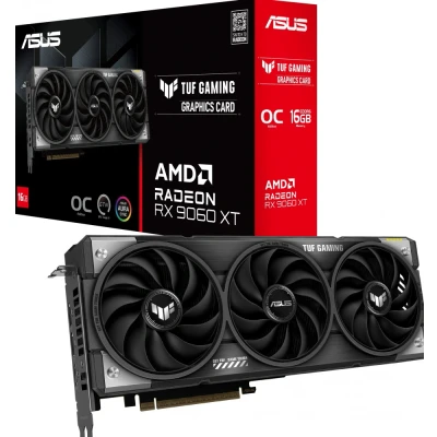 Afbeelding van ASUS Radeon RX 9060 XT TUF GAMING OC 16GB grafische kaart