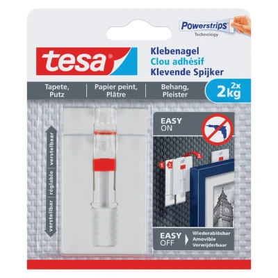 Afbeelding van Klevende spijker Tesa behang en pleisterwerk verstelbaar 2kg