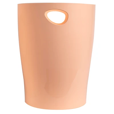Afbeelding van Exacompta Ref. 45361D 1 prullenbak met handgrepen ECOBIN grote inhoud 15 liter afmetingen 26,3 x 33,5 cm kleur koraal aquarel