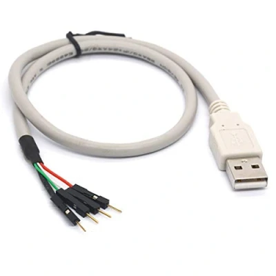 Afbeelding van Tomost USB 2.0 naar 2.54mm Header Pin Kabel Cord Breadaway Type A Mannelijk 4 2.54 mm Mannelijke Adapter
