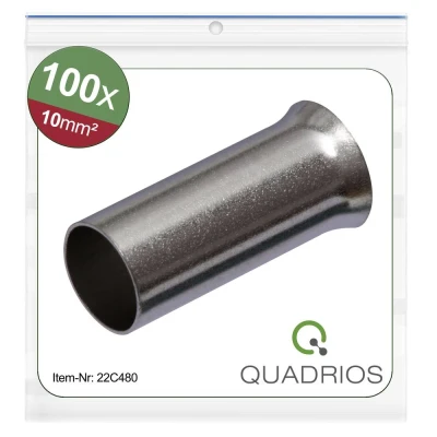 Afbeelding van Quadrios 22C480 Adereindhulzen 10 mm² Ongeïsoleerd 100 stuk(s)