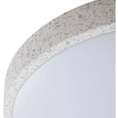 Afbeelding van Lindby Slimme plafondlamp RGB 1licht Metaal, kunststof H: 8 cm lichtgrijs, wit Inclusief lichtbron