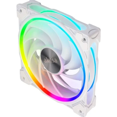 Afbeelding van Akasa SOHO AR Computer behuizing Koelplaat/radiatoren 12 cm Transparant, Wit 1 stuk(s)