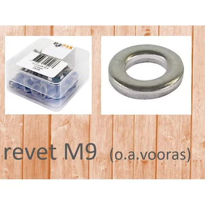 Afbeelding van Bofix Sluitring M9 verzinkt (100 stuks)