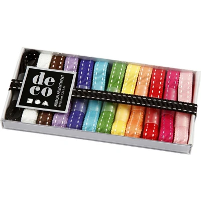 Afbeelding van Creativ Company Lint Collectie Kleur Streepjes, 13st.