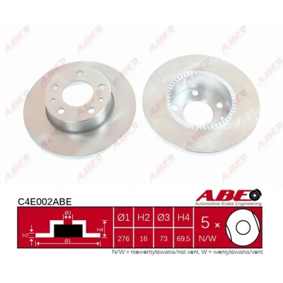 Afbeelding van ABE Remschijven C4E002ABE