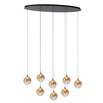 Afbeelding van Lucide Gisela hanglamp led dimb 8x3,9W 2700K amber