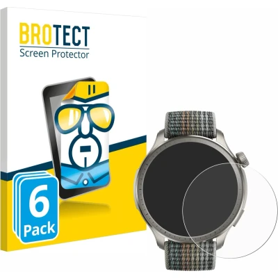Afbeelding van BROTECT (6 Stuks) Schermbeschermer voor Huami Amazfit Balance Screen Protector Transparant