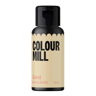 Afbeelding van Colour Mill Aqua Blend Voedingskleurstof op Waterbasis Sand 20 ml