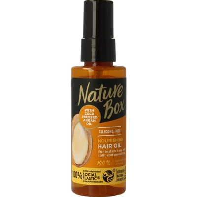 Afbeelding van Nature Box Argan Haarolie 70ML