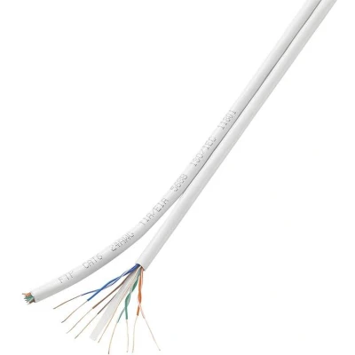 Afbeelding van TRU COMPONENTS Duplex Netwerkkabel CAT 6 F/UTP 8 x 2 0.196 mm² Wit 100 m