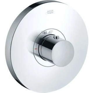 Afbeelding van Axor showerselect round afbouwdeel inbouwthermostaat highflow inbouwmontage chroom 36721000
