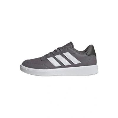 Afbeelding van adidas Heren Courtblock Shoes, trace grey/ftwr white/shadow olive, 44 2/3 EU