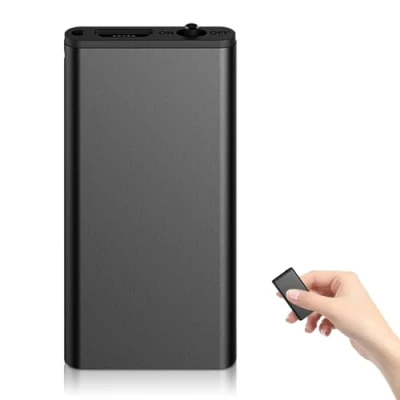 Afbeelding van mini dicteerapparaat, 64 GB audiorecorder met ruisonderdrukking, opnameapparaat wisfunctie, digitaal digitale voice recorder, audio recorder voor vergaderingen, interviews en