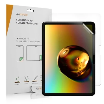 Afbeelding van kwmobile 2x beschermfolie geschikt voor Apple iPad Air 11&quot; (6. Gen 2024) Transparante screenprotector tablet