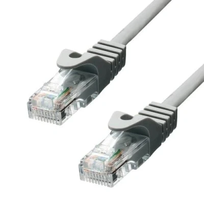 Afbeelding van PROXTEND CAT5e U/UTP CU PVC ethernetkabel grijs 50CM