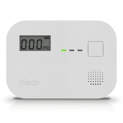 Afbeelding van Alecto COA3920 Koolmonoxidemelder met 10 jaar sensor en display, wit White