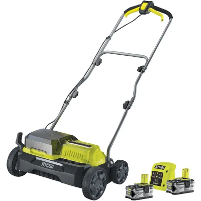Afbeelding van Ryobi RY18SFX35A 240 18V Brushless 35cm Verticuteerder &amp; Ontlucher (2x 4.0Ah) 5133004549