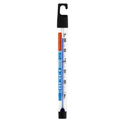 Afbeelding van TFA Dostmann Analoge koelthermometer, 14.4002, temperatuurregeling, voor koelkast/vriezers/koelhuizen, snel afleesbaar, met koelzones