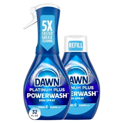 Afbeelding van Dawn Powerwash Spray Starter Kit, Platinum Dish Soap, Fresh Scent, 1 Kit + Refill, 16 fl oz elk