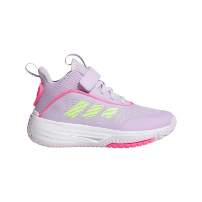 Afbeelding van adidas Uniseks Kind OWNTHEGAME 3.0 SHOES, ice lavender/lucid lemon/powder plum, 33 EU