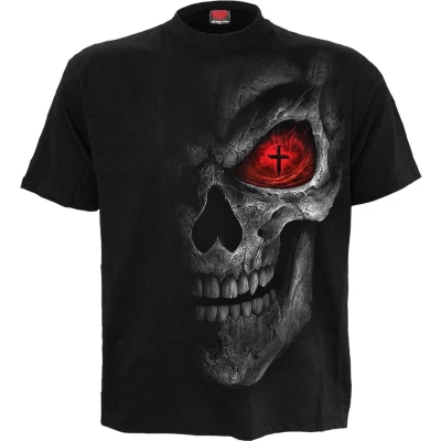 Afbeelding van Spiral Death Stare Heren Tshirt 3XL Zwart