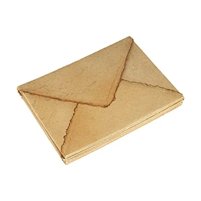 Afbeelding van Wanderings Handgemaakte Vintage Deckle Edge Enveloppen 13X18 Cm Pak Van 25 Voor Schrijvers, Kunstenaars, Ambachtslieden Uitnodigingen, Aankondigingen, Groeten, Notities 150 Gsm Katoenpapier