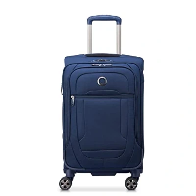 Afbeelding van Delsey Paris Helium Dlx Softside Uitbreidbare Bagage Met Spinner Wielen, Donkerblauw, Checked Large 29 Inch, Wielen