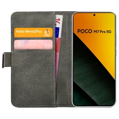 Afbeelding van Mobilize PU Leer Book Case Zwart Poco M7 Pro