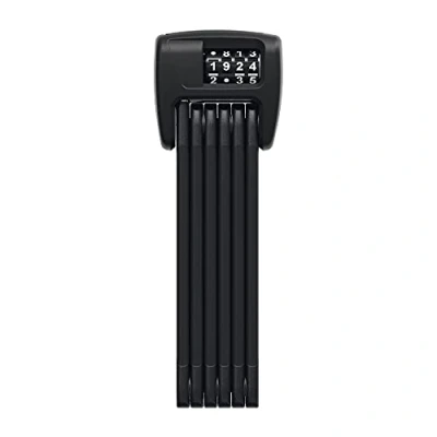 Afbeelding van ABUS Bordo 6000C LED vouwslot met SH slothouder opvouwbaar fietsslot verlichte cijfercode veiligheidsniveau 10 lengte 90 cm