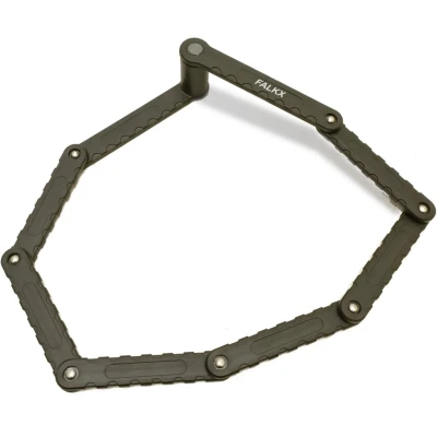 Afbeelding van Falkx Vouwslot Met Framehouder Zwart 95 CM