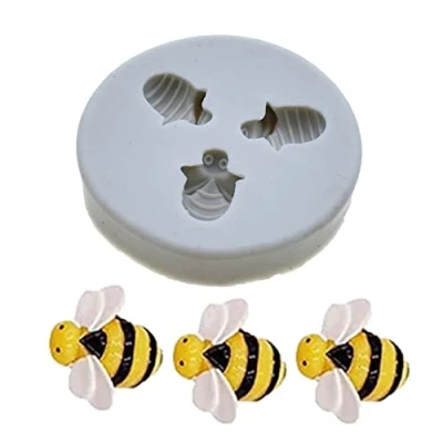Afbeelding van Bumble Bee Siliconen Mal Honingraat Bijen Chocolade Mallen Fondant Schimmel Bijenkorf Bakken Candy Mold (Bij)