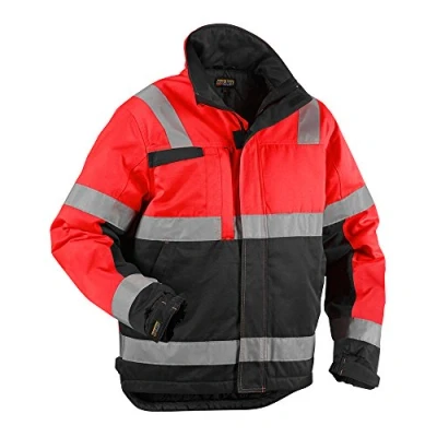 Afbeelding van Blåkläder 4862 1811 Winterjas High Vis Rood/Zwart maat 4XL