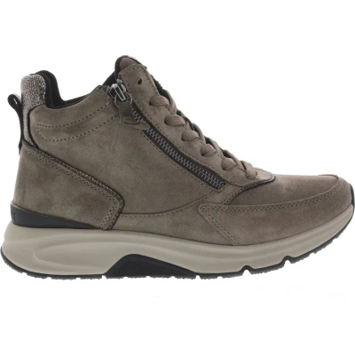 Afbeelding van Dames Veterschoenen Gabor 56.887.30 Rolling Soft Taupe Maat 7