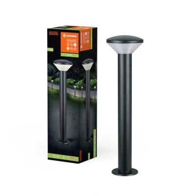 Afbeelding van LEDVANCE ENDURA HYBRID OLONA Außenleuchte, Hybridleuchte, 2W, 140lm, warmweiße Lichtfarbe, 3.000K Farbtemperatur, dunkelgrau, Edelstahl, IP44 &amp; IP67 Schutzklasse, Solar Stromnetzbetrieb
