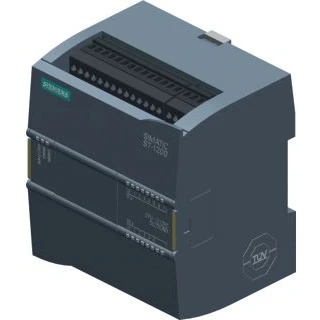 Afbeelding van Siemens simatic basismodule cpu 1212 fc s7 1200 i o 8di 24v dc 6do relais 2a 2ai 0 10v 100kb programma data 6es7212 1hf40 0xb0