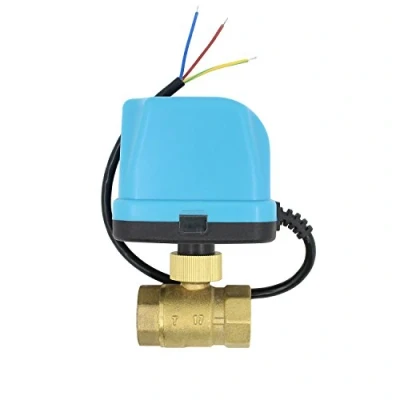 Afbeelding van Gemotoriseerde klep DC 12V 24V Elektrisch Bediende Afsluiter kogelkraan motorkogelkraan 1/2 3/4 1 1/4 inch (DC24V, inch)