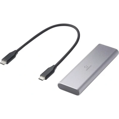 Afbeelding van Renkforce RF 6180234 M.2 harde schijf behuizing SATA SSD, PCIe NVMe SSD USB C 10Gbps