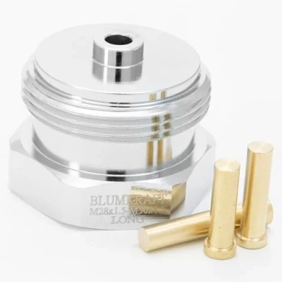 Afbeelding van BLUMKRAFT Metalen adapter voor Sam, MMA en Remagg M28 x1,5 naar M30 x 1,5 radiatoren thermostaat/thermostaatkop stekker (M28 lang)