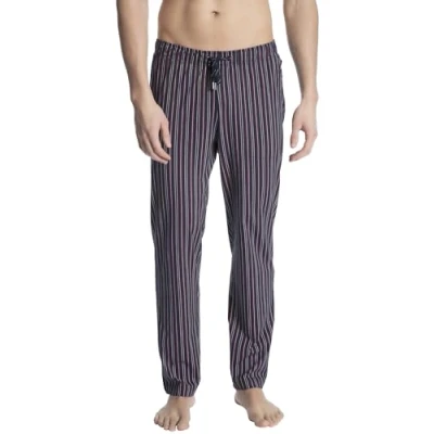 Afbeelding van Calida Remix Basic Pants 29081 Gestreept katoen Large Tall Heren