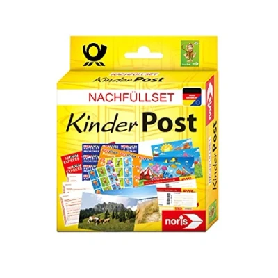 Afbeelding van Noris 606521006 kinderpost navulset voor het populaire rollenspel geschikt alle spellen, vanaf 4 jaar, editie van de jaren 90 in Duitse munt