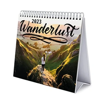 Afbeelding van Grupo Erik CS23010 Kalender 2023 Wanderlust Bureaukalender 12 maanden met fsccertificaat Desk Calendar