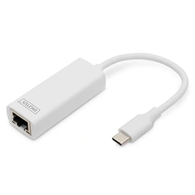 Afbeelding van Digitus USB C til RJ45 adapter, alu., Chipset RTL8153