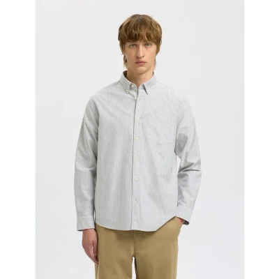 Afbeelding van SELECTED HOMME Overhemd Rick Regular Fit Groen/dessin XXL