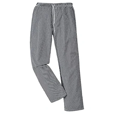 Afbeelding van Portwest Bromley Koksbroek Size: 4XL, Colour: Zwart geruit, C079CKR4XL
