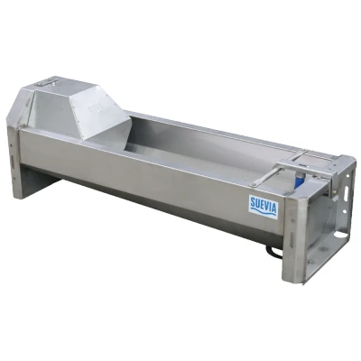 Afbeelding van Drinkbak Snelafvoer Suevia RVS met Vlotter Maxiflow 100 L 3/4 Inch Buitendraad 140 x 52 48 cm 5 bar Runderen Wand /Pootmontage